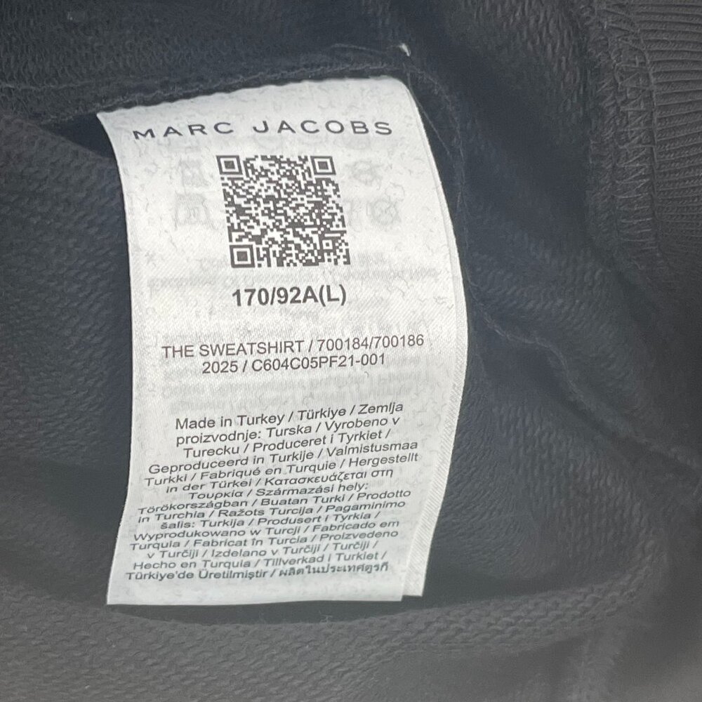 Marc Jacobs Women's "The Sweatshirt/The Sweatpants" Set in Black - Large - NWT - Picture 7 of 10